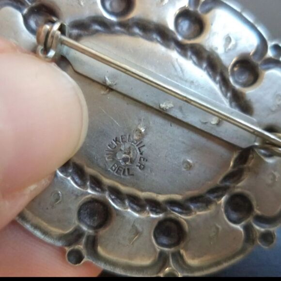 Turquoise Statement Brooch - Picture 3 of 3